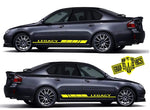 2x Decal Sticker Vinyl Side Racing Stripes for Subaru Legacy - Brothers-Graphics