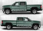 2X Vinyl Color Graphic Racing Decal Kit Sticker For GMC Sierra - Brothers-Graphics