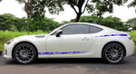 Autocollants 4 lignes pour Subaru BRZ | Kit d'autocollants Subaru BRZ | Décalcomanies Subaru | BRZ