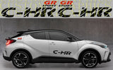 Vinyl Graphics 4x Sticker GR Design Line Stripes Compatible With Toyota C-HR 2002-2022