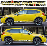 Vinyl Graphics Alien Design Sticker Vinyl Side Racing Stripes for Subaru Crosstrek