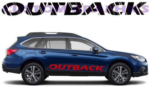 Vinyl Graphics Beautiful Unique Logo design Vinyl Stickers For Subaru Outback