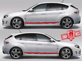 Custom Racing Decal Sticker Side Door Stripe Stickers For Subaru Impreza - Brothers-Graphics