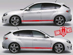 Decal Sticker Vinyl Side Racing Stripes for Subaru Impreza - Brothers-Graphics