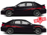 Decal Sticker Vinyl Side Racing Stripes for Subaru Impreza - Brothers-Graphics