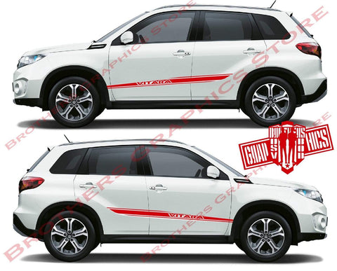 Side Stripes Stickers Dacia Duster 2022 Auto Tuning Sport Racing 