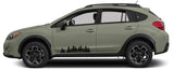 Premium Stickers Compatible With Subaru Crosstrek Style Wild Forest Design New BFF