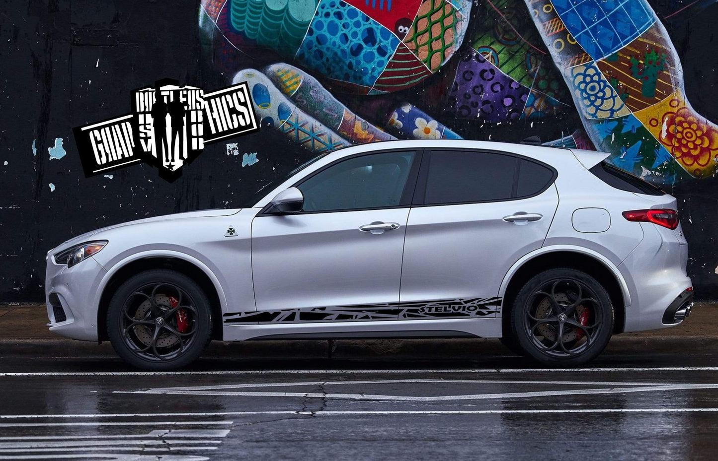 Graphic Sticker Kit for Alfa Romeo Stelvio - Brothers-Graphics