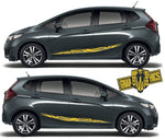 Graphics Racing Line Sticker Car Vinyl Stripes For Honda Jazz - Brothers-Graphics