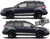 Graphics Racing Sticker Car Side Vinyl Stripes Fit Subaru Forester - Brothers-Graphics