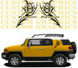 Vinyl Graphics Monkey Design Vinyl Stripes Compatible With TOYOTA FJ CRUISER 2022