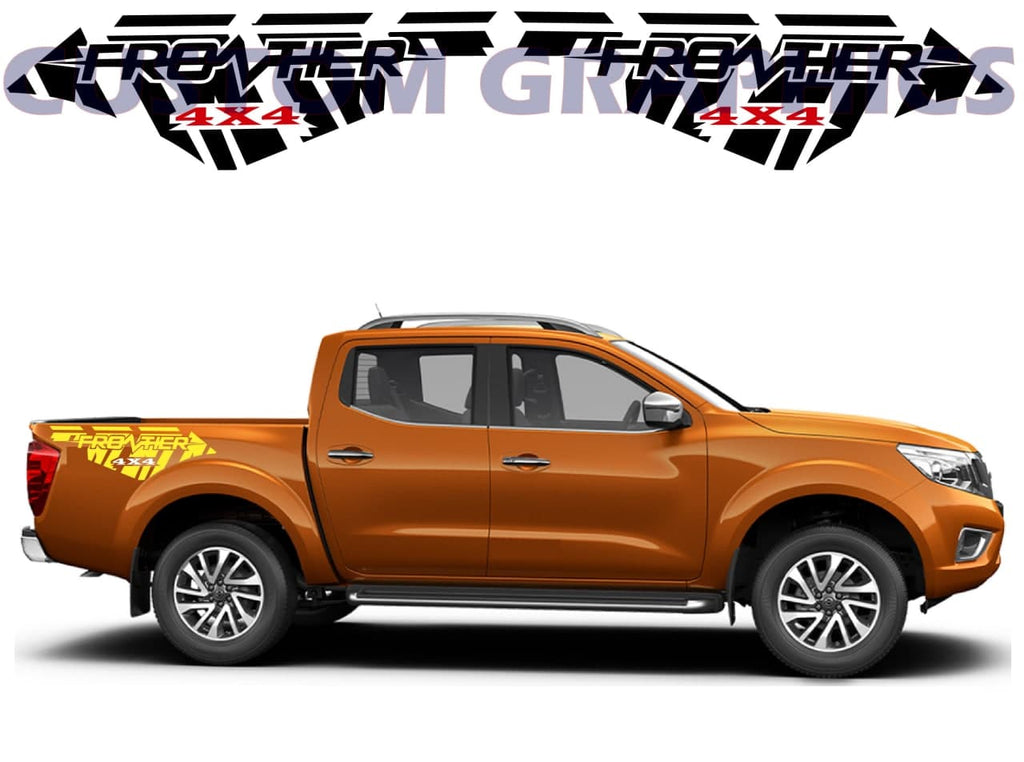 NEW Line Graphic compatible with Nissan Frontier, Car Sticker