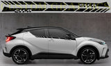 Vinyl Graphics New Up Classic Design Vinyl Stripes Compatible With Toyota C-HR 2002-2022