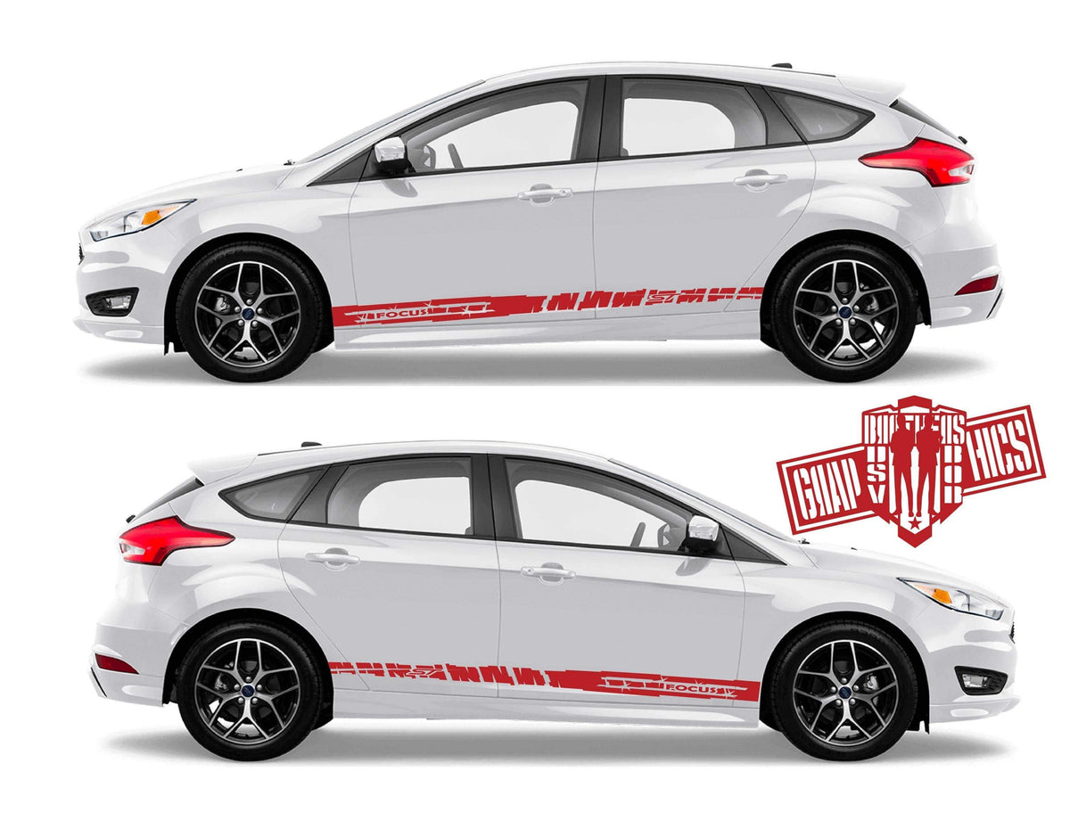 ford focus st sticker kits ford focus st stripes ford st decals ...