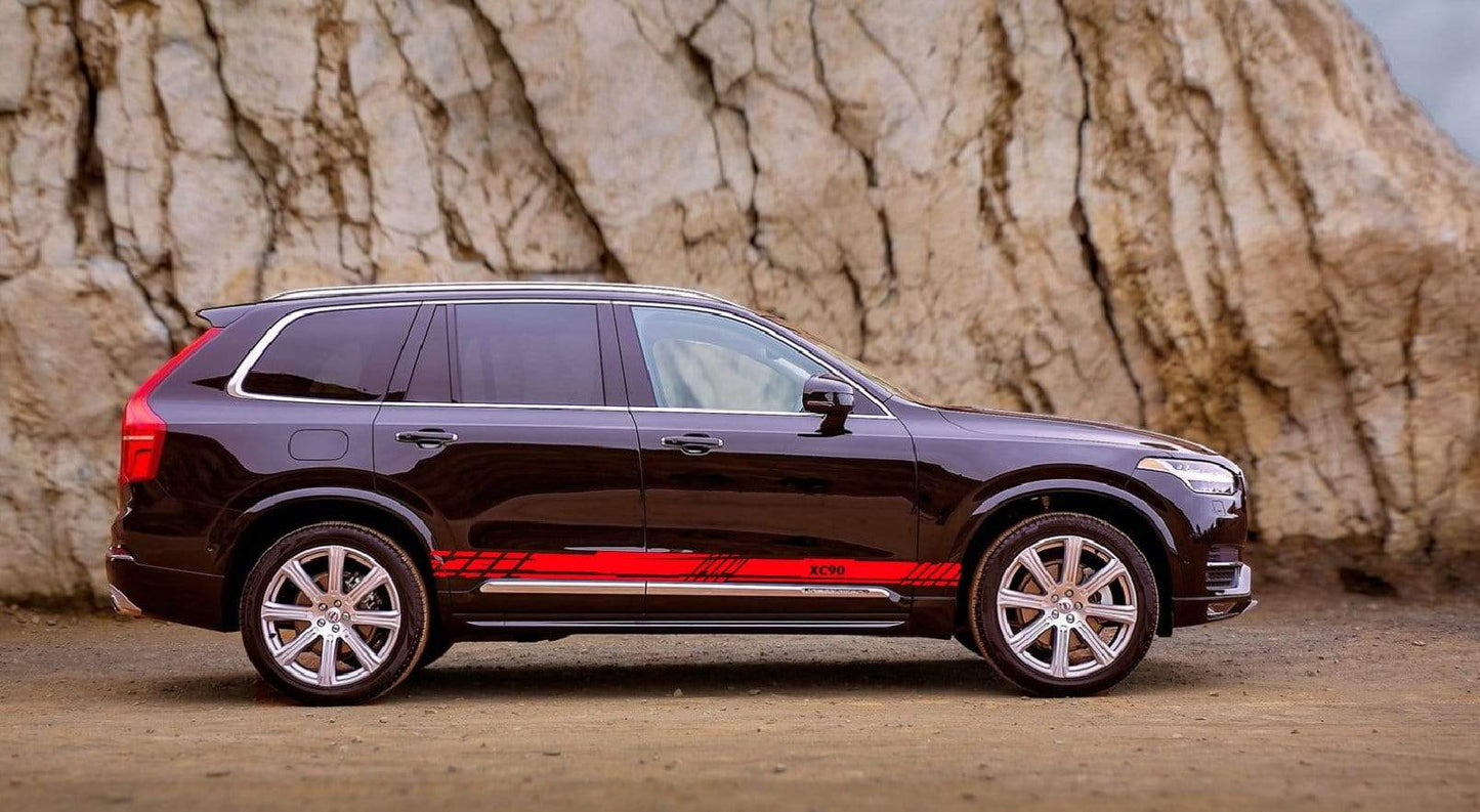 Stickers Vinyl Stripes For Volvo XC90 New Unique Design