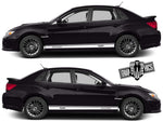 Side Door Stripe Custom kit Stickers Set Kit For Subaru Impreza - Brothers-Graphics