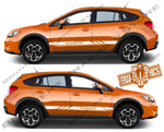 Side Door Vinyl Decal Stripes Kit Graphics Custom for Subaru Crosstrek - Brothers-Graphics