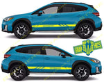 Side Door Vinyl Decal Stripes Kit Graphics Custom for Subaru Crosstrek - Brothers-Graphics