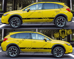 Side Door Vinyl Decal Stripes Kit Graphics Custom for Subaru Crosstrek - Brothers-Graphics