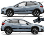 Side Door Vinyl Decal Stripes Kit Graphics Custom for Subaru Crosstrek - Brothers-Graphics