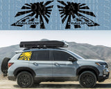 Vinyl Graphics Stickers Compatible With Honda Passport Rear Window Design Vinyl Decal