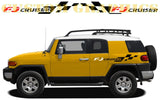 Vinyl Graphics Style Design Vinyl Stripes Compatible With TOYOTA FJ CRUISER 2022