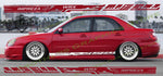 Premium Stickers Compatible With Subaru Impreza New Line Design BFF