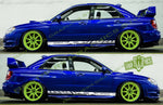 Premium Stickers Compatible With Subaru Impreza New Line Design BFF